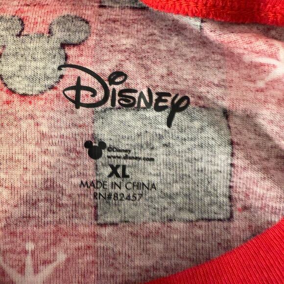 Old Navy Disney Mickey Mouse Ears Pijama Set, Red/Black, XL - Picture 3 of 6